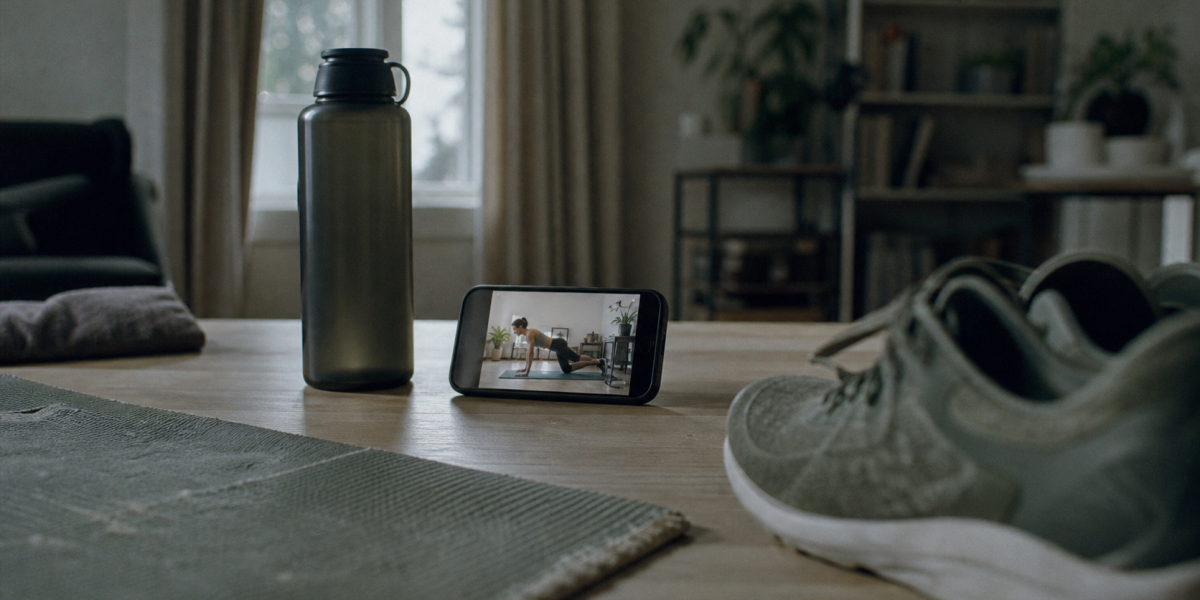 Meilleur appli sport gratuite : smartphone d’entraînement sur table
