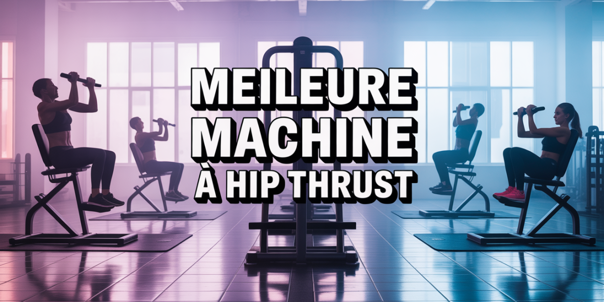 Comparatif machines hip thrust moderne en salle ou HomeGym
