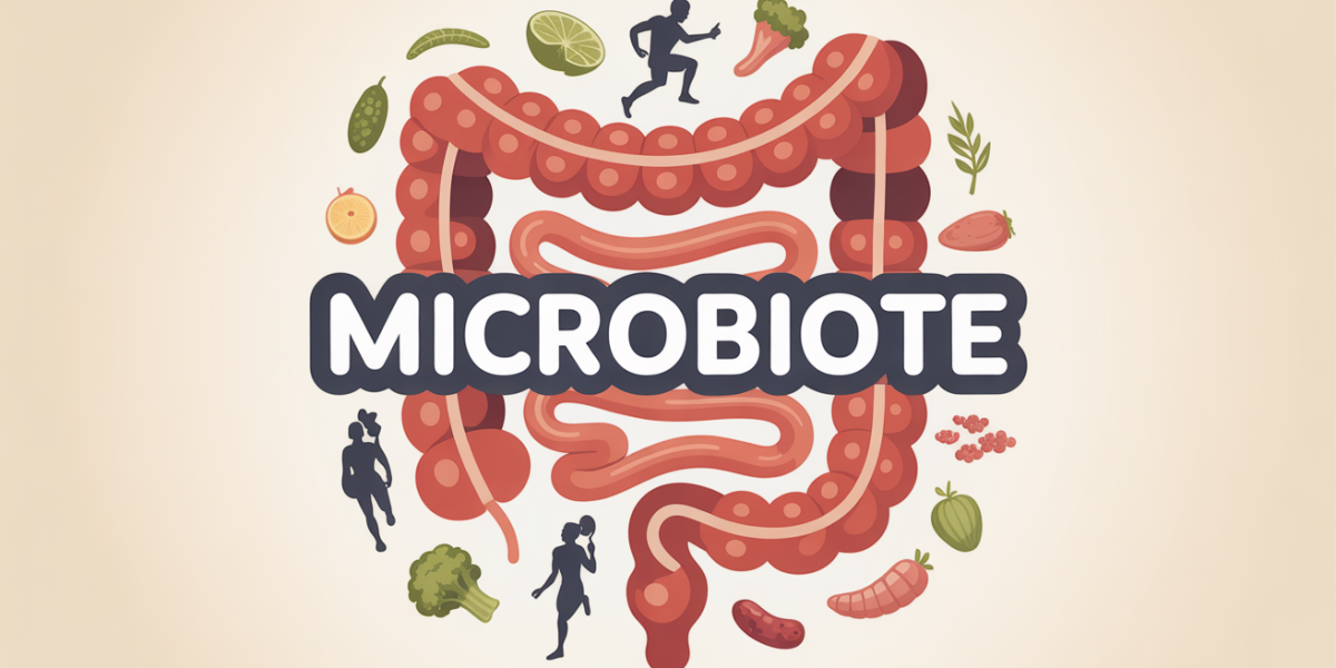 Spirale microbiote sportif aliments santé