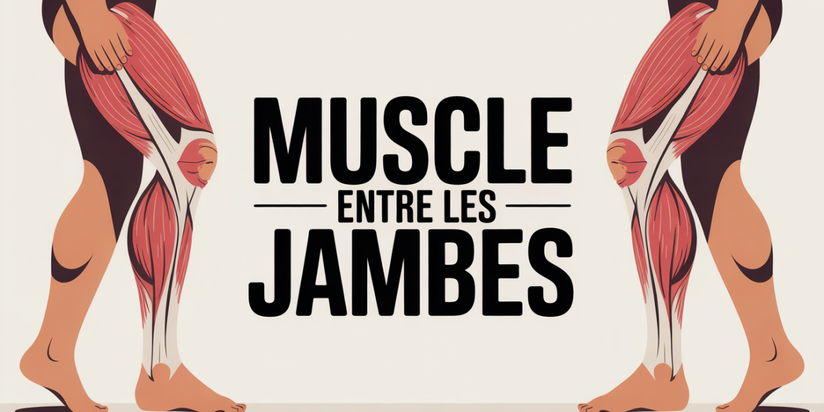 Illustration muscle entre les jambes focus bassin