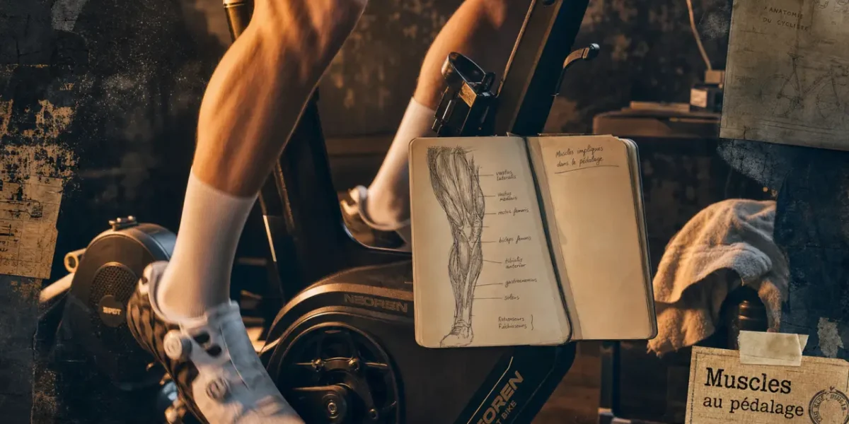 Muscle velo : cuisses et fessiers en action au pédalage