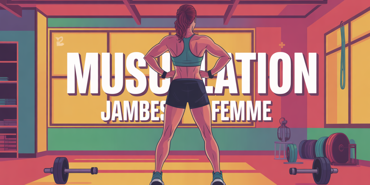 femme musculation jambes posture confiante salle
