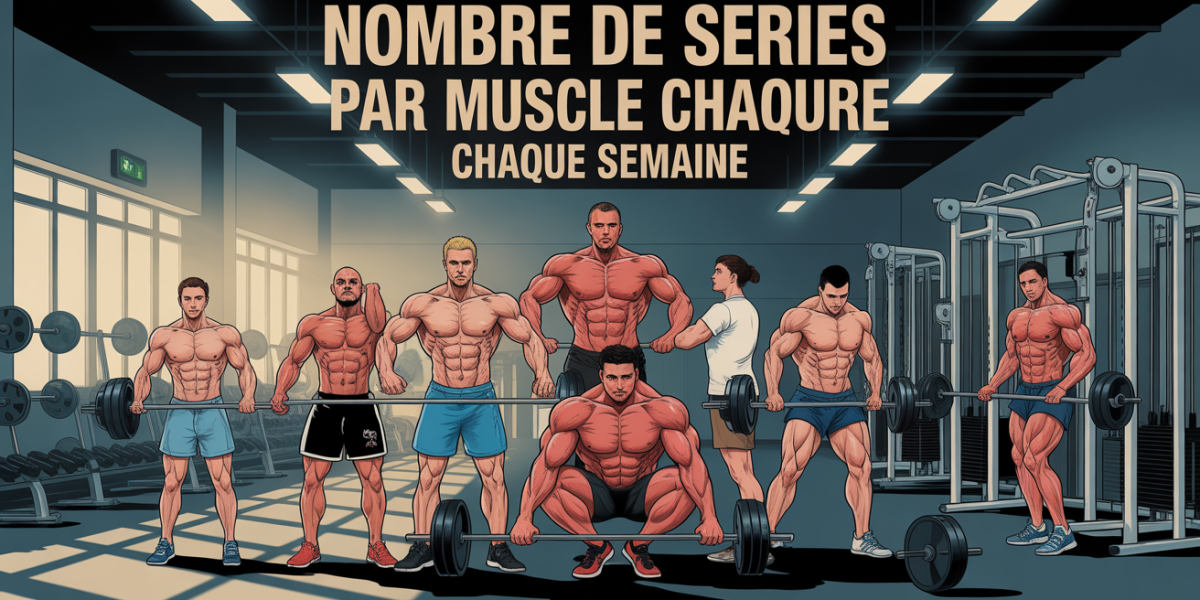 tableau du nombre de serie par muscle par semaine