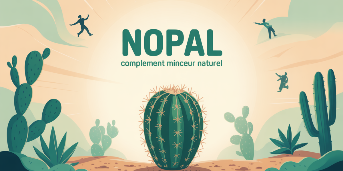 vue stylisee cactus nopal vert complement minceur naturel