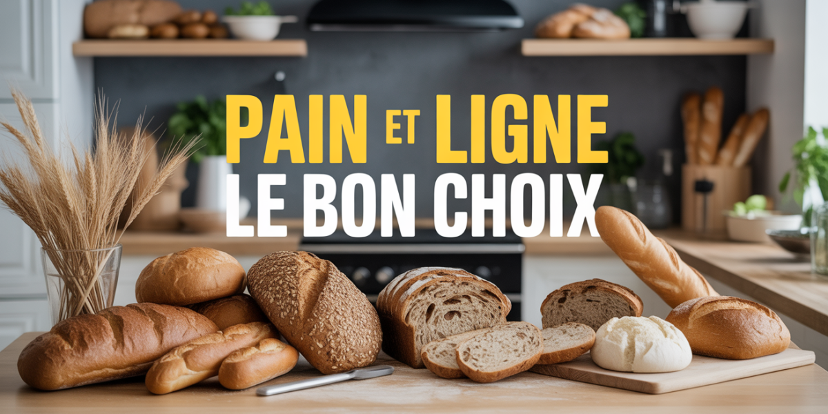 Assortiment de pains sur table bois, choix pour la ligne