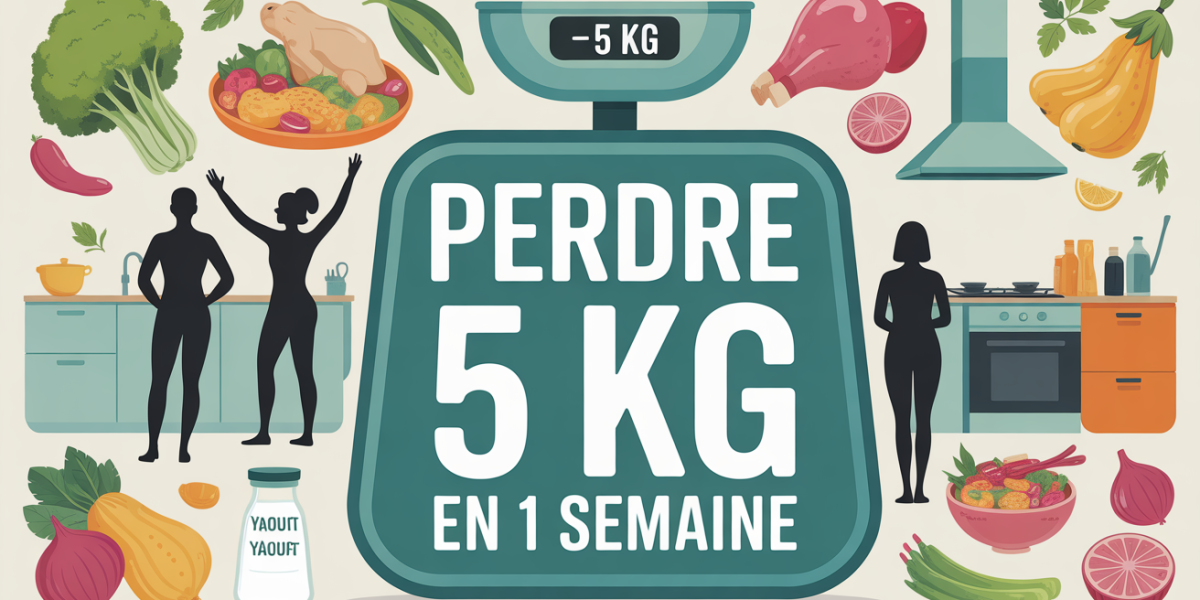 Balance -5 kg et aliments sains pour perdre 5 kg en 1 semaine