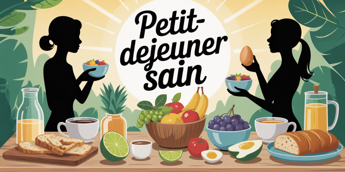 table petit dejeuner sale equilibre rapide healthy matin