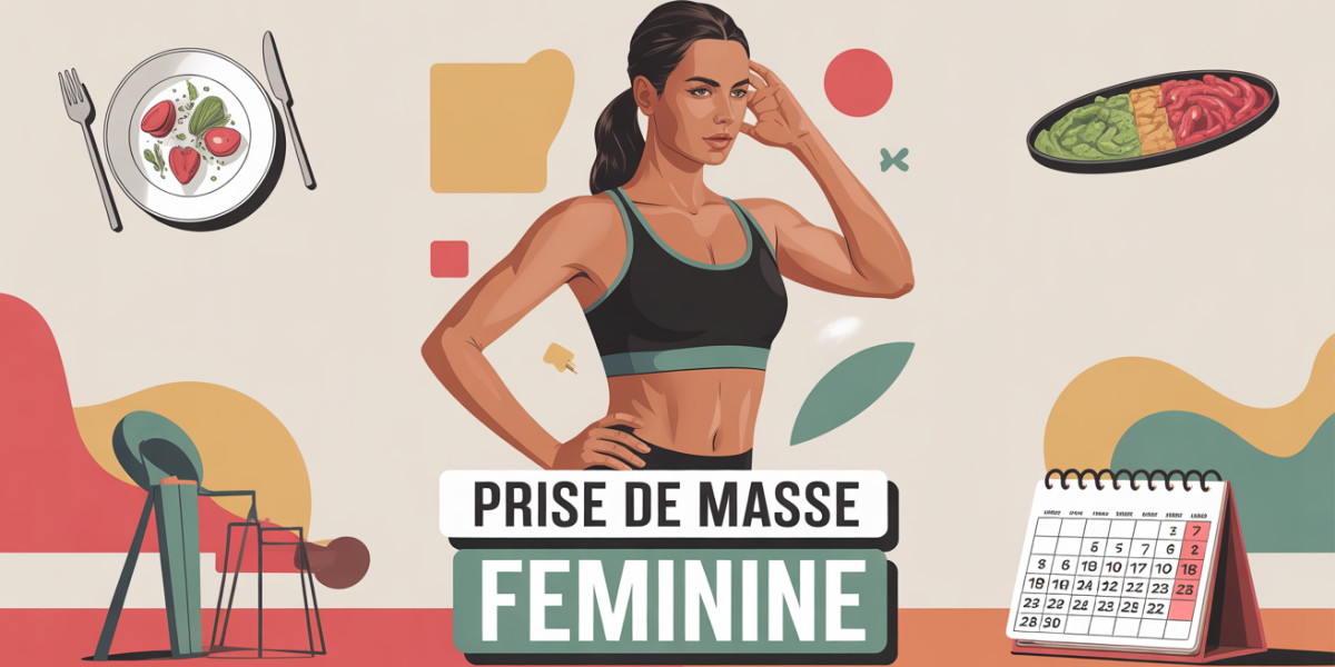 prise de masse femme silhouette sportive et equipements