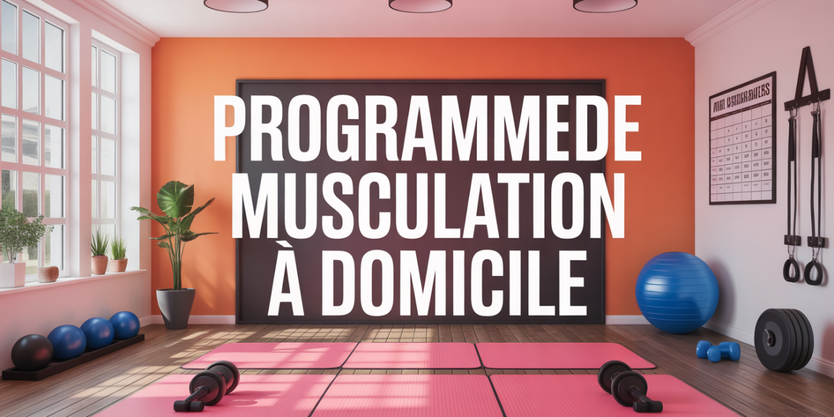Programme musculation à domicile matériel minimal salon
