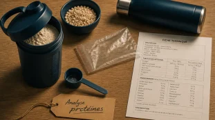 Protein Works avis : analyse composition réelle, poudre protéine en shaker