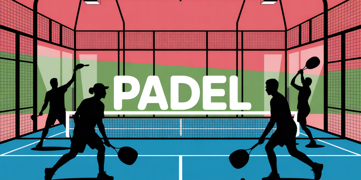 qu est ce que le padel image joueurs terrain dynamique