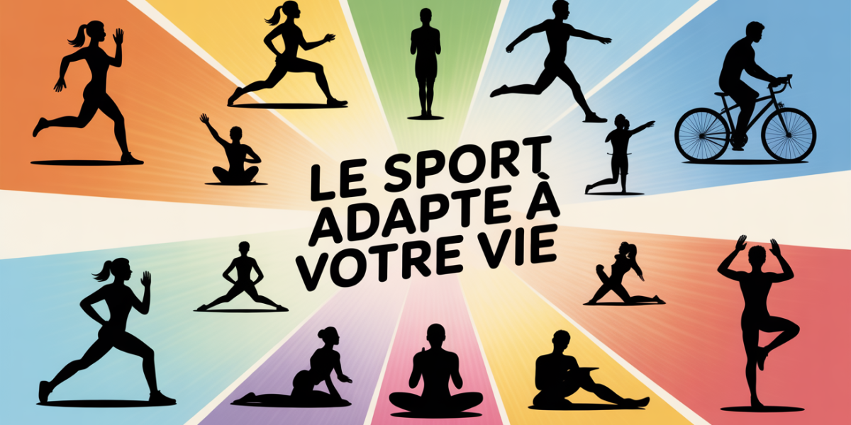 Quel sport pratiquer silhouettes sports variés