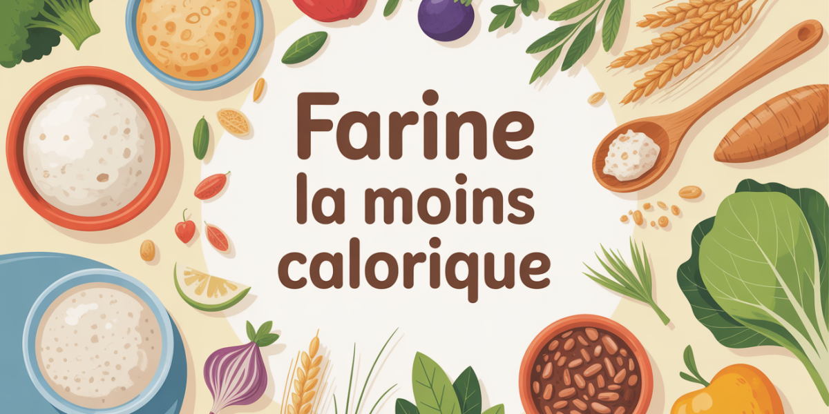 quelle est la farine la moins calorique vue d ensemble