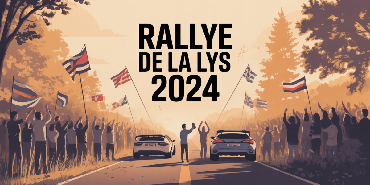 Rallye de la Lys 2024 foule supporters et pilotes route campagne