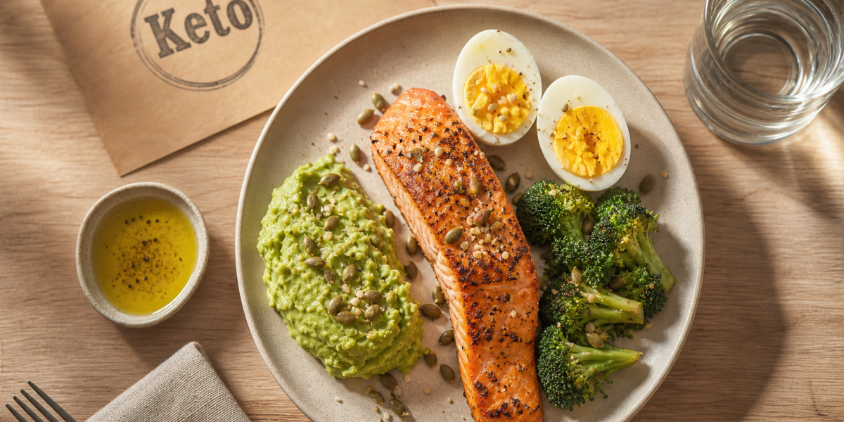 Recette keto : saumon, avocat et œufs pour rester en cétose