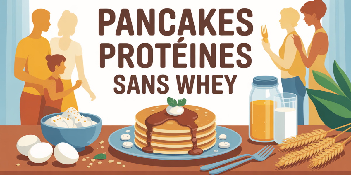 recette pancake proteine sans whey stylisee petit dejeuner