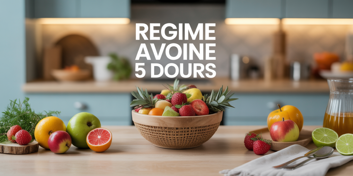 bol d avoine fruits frais regime avoine 5 jours