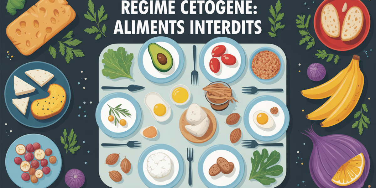 Table keto aliments autorises interdits illustration