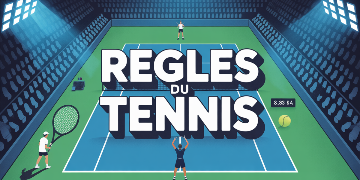 règles du tennis pour les nuls court vu du dessus