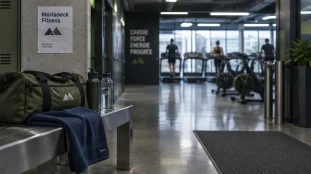 Salle de sport Bordeaux centre Mériadeck Fitness Park : entrée et zone cardio