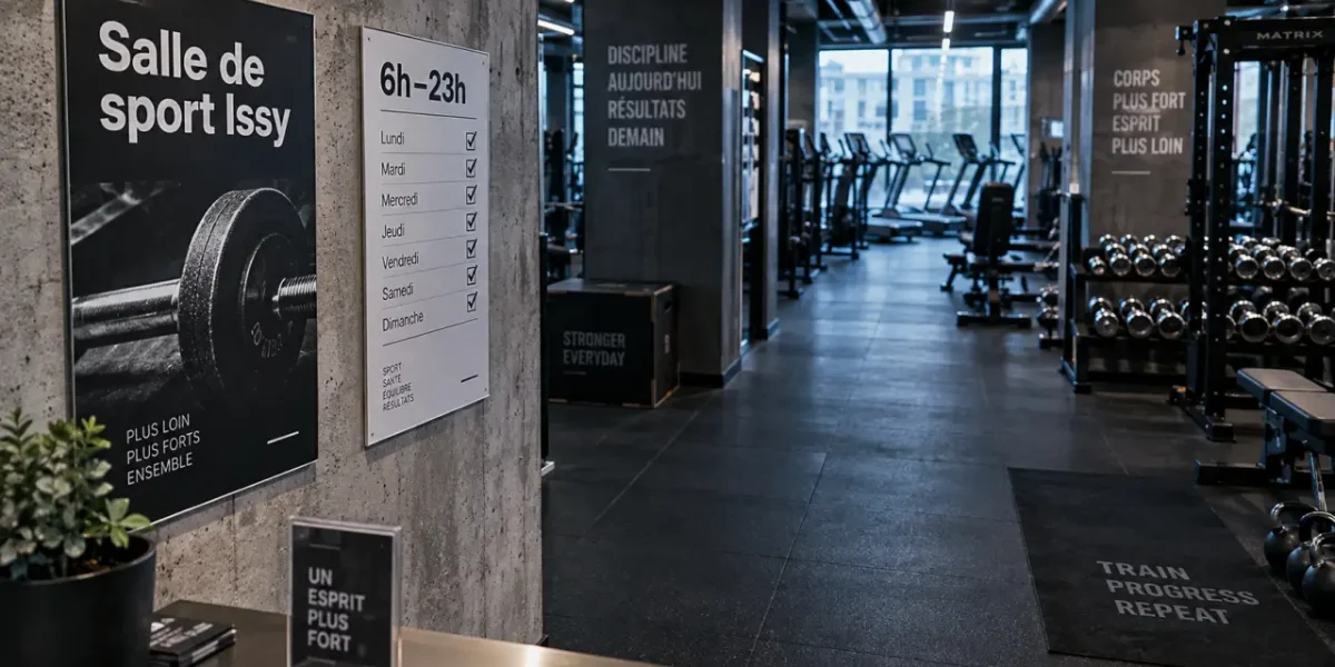 Salle de sport issy les moulineaux fitness park : entrée et horaires 6h–23h