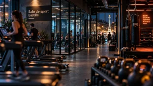 Salle de sport Paris Bastille Fitness Park : 1300 m², musculation et boxing