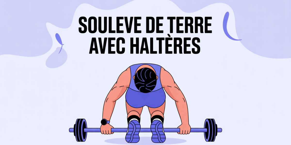 visuel souleve de terre haltères dos personnage