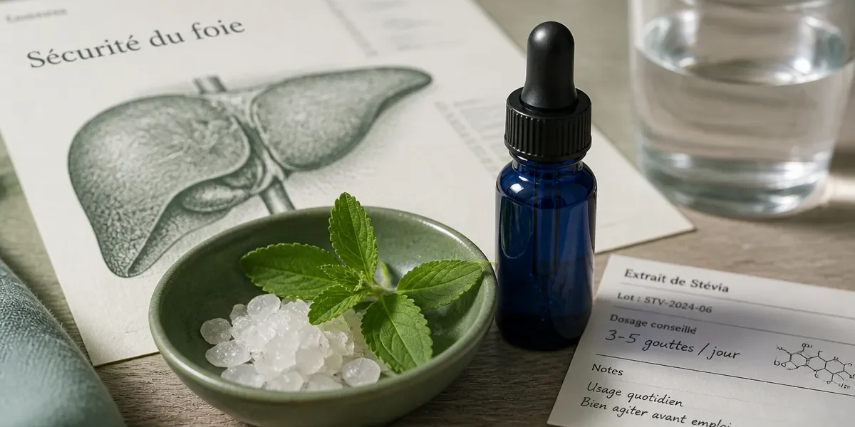 Stevia danger pour le foie : seuil 4 mg/kg, sécurité du foie