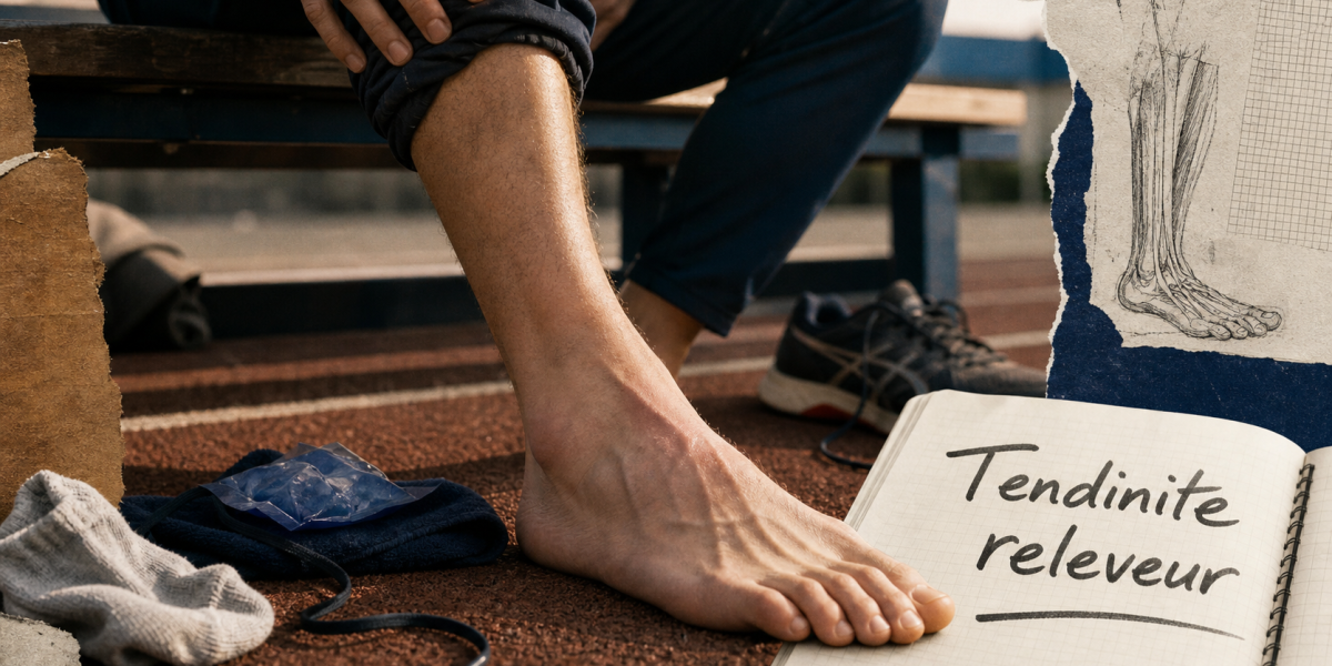 tendinite releveur du pied : douleur au cou-de-pied du coureur