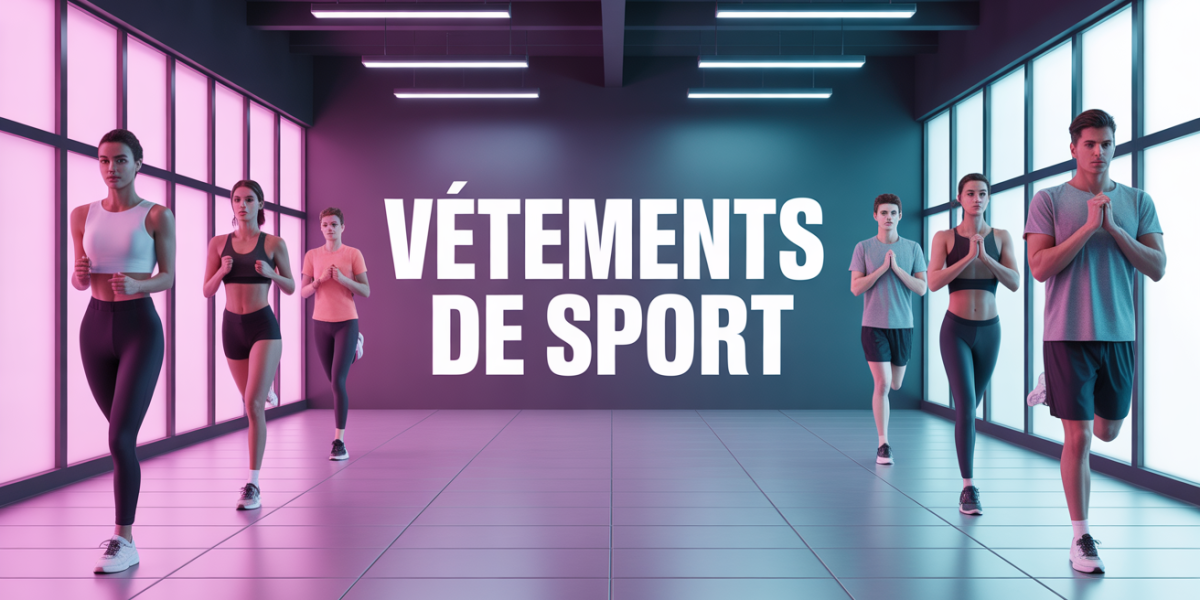 vetement pour salle de sport scene motivante silhouettes
